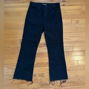 Express Cropped Flare High Rise